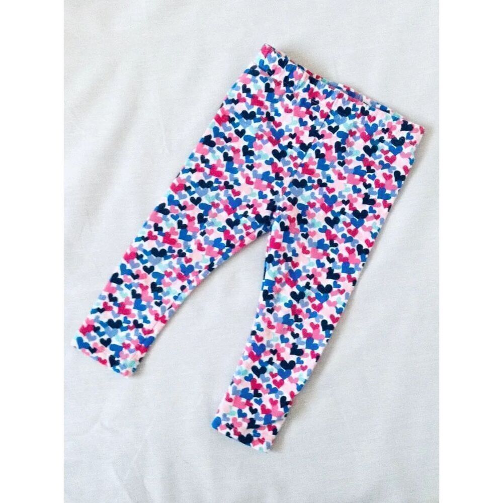 GAP babyGAP Infant Toddler 18-24 Months Valentine Heart Print Leggings